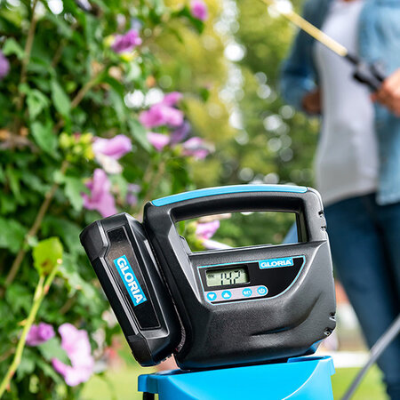 Gloria Automatische Gloria-Pumpe - ohne Batterie - Druck kabellos aufbauen - Graszaadselect.com