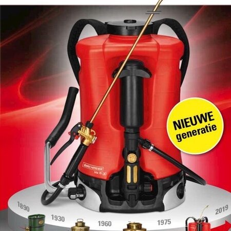 Birchmeier Rugspuit Iris AT1 N 15 lt. - Professionele Rugdrager / Drukspuit - Graszaadselect.nl
