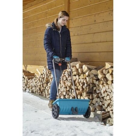 Gardena Strooiwagen L - Strooikar - 400m2 - 12.5 Liter - Voor Mest, Zout, Zaad - Graszaadselect.nl