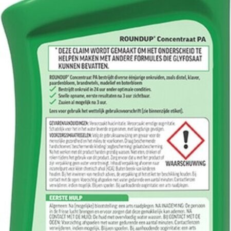 Roundup PA Total Concentrate 500 ml - 220 m2 - Total Weed Free - Graszaadselect.nl