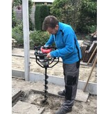 Soil Boring Machine - CQ303 - One-man auger with 4-stroke engine - Graszaadselect.com