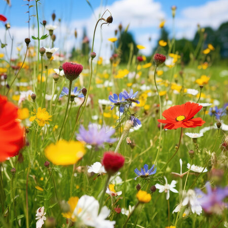 Buzzy Wildblumen - Mix - 25m2 - Einjährige und mehrjährige Samen gemischt - Graszaadselect.com