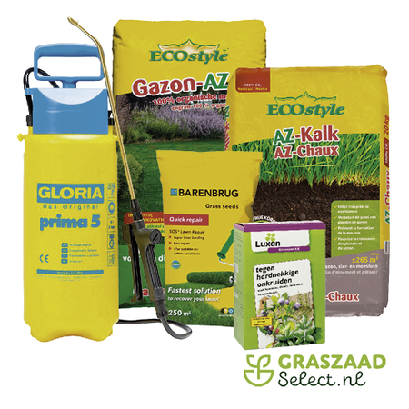 Get your grass in top condition with this complete lawn care package