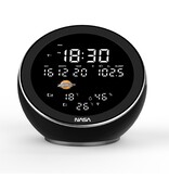 NASA Weerstation + Bluetooth Speaker - Zwart - Binnen En Buiten Temperatuur