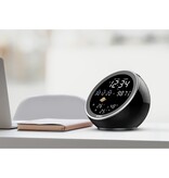NASA Weerstation + Bluetooth Speaker - Zwart - Binnen En Buiten Temperatuur