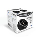 NASA Weather Station + Bluetooth Speaker - Black - Indoor and Outdoor Temperature