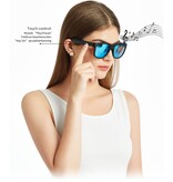 Caliber Soundglasses Intelligente Bluetooth-Sonnenbrille – Polarisierte Gläser – Einfache Bedienung – Mikrofon – Blau