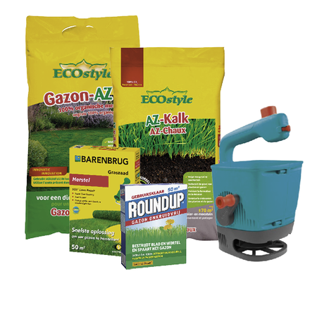 Breng je gras in topconditie met dit complete gazonpakket
