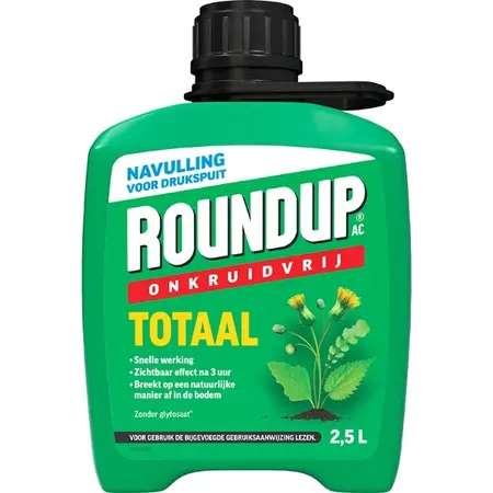 Roundup Total Unkrautfrei Fertig-Sprühgerät 2,5 l Nachfüllpackung – Graszaadselect.nl