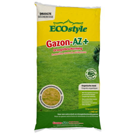 EcoStyle Rasen-AZ+ Trockenschutz | 18 kg – 240 m² I Graszaadselect.nl