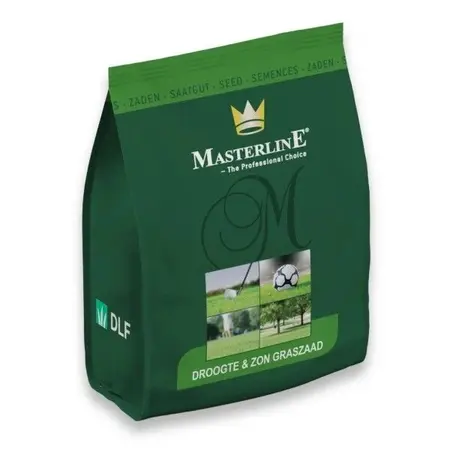 Masterline DLF Drought & Sun - 1 kg - 40m² - For a robust and strong lawn! Graszaadselect.nl