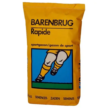Barenbrug Rasensamen für Sport- und Spielfelder – Rapide SV7 15 kg – 500 m² – Rasensamen Select
