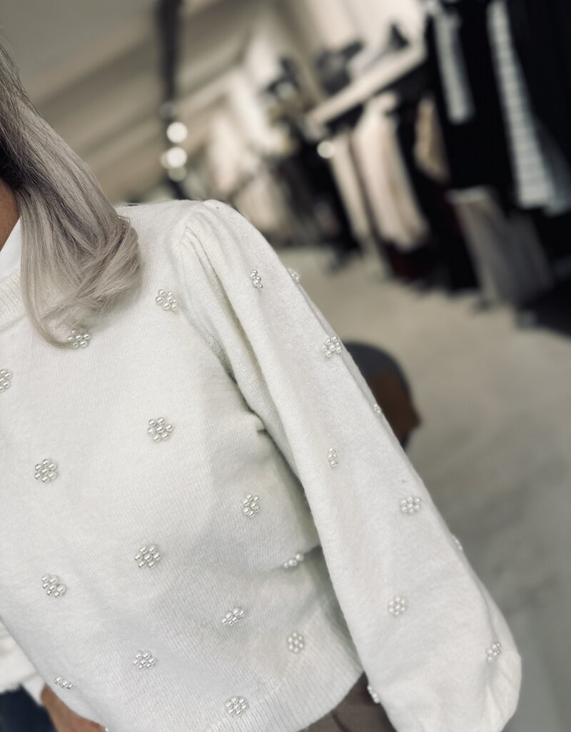 Pull Mauro Blanc Cassé