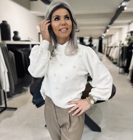 Pull Mauro Blanc Cassé