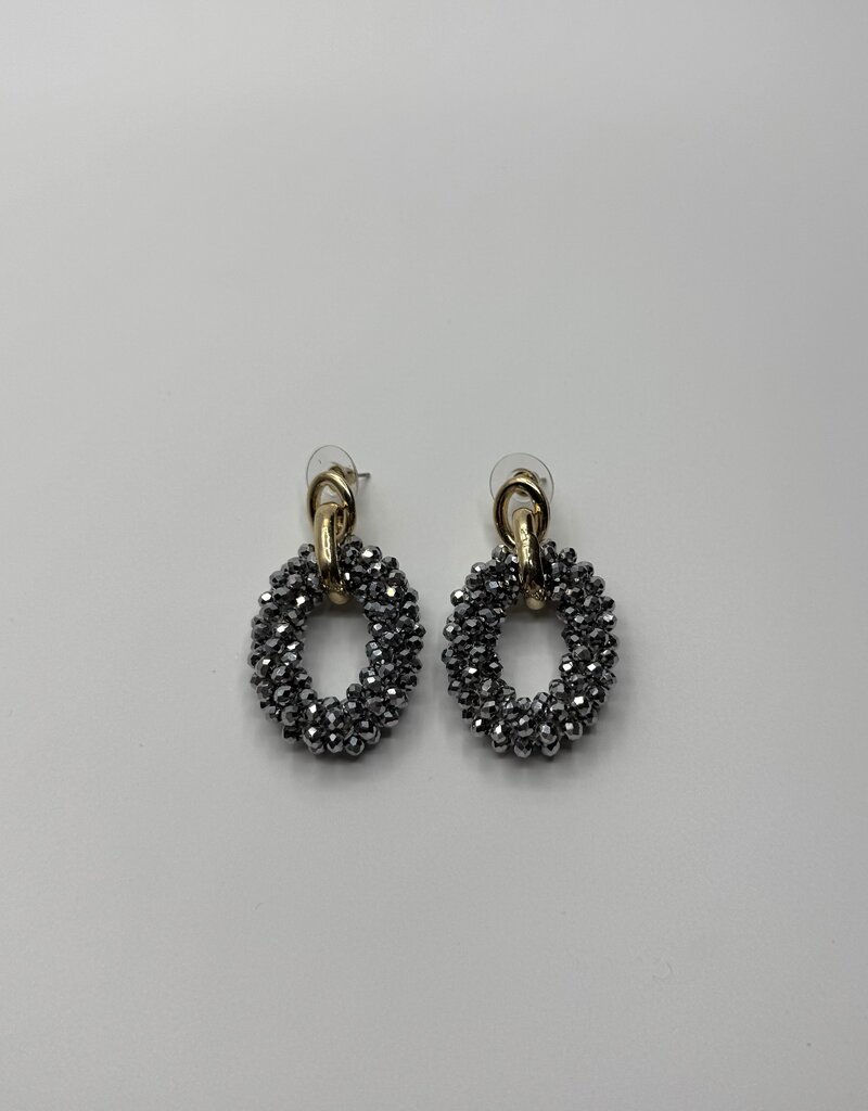 Boucle d'oreille Nina Gris