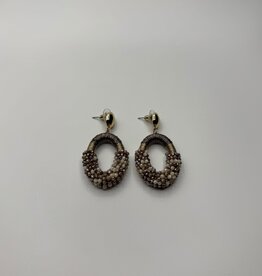 Boucle d'oreille Angel Beige