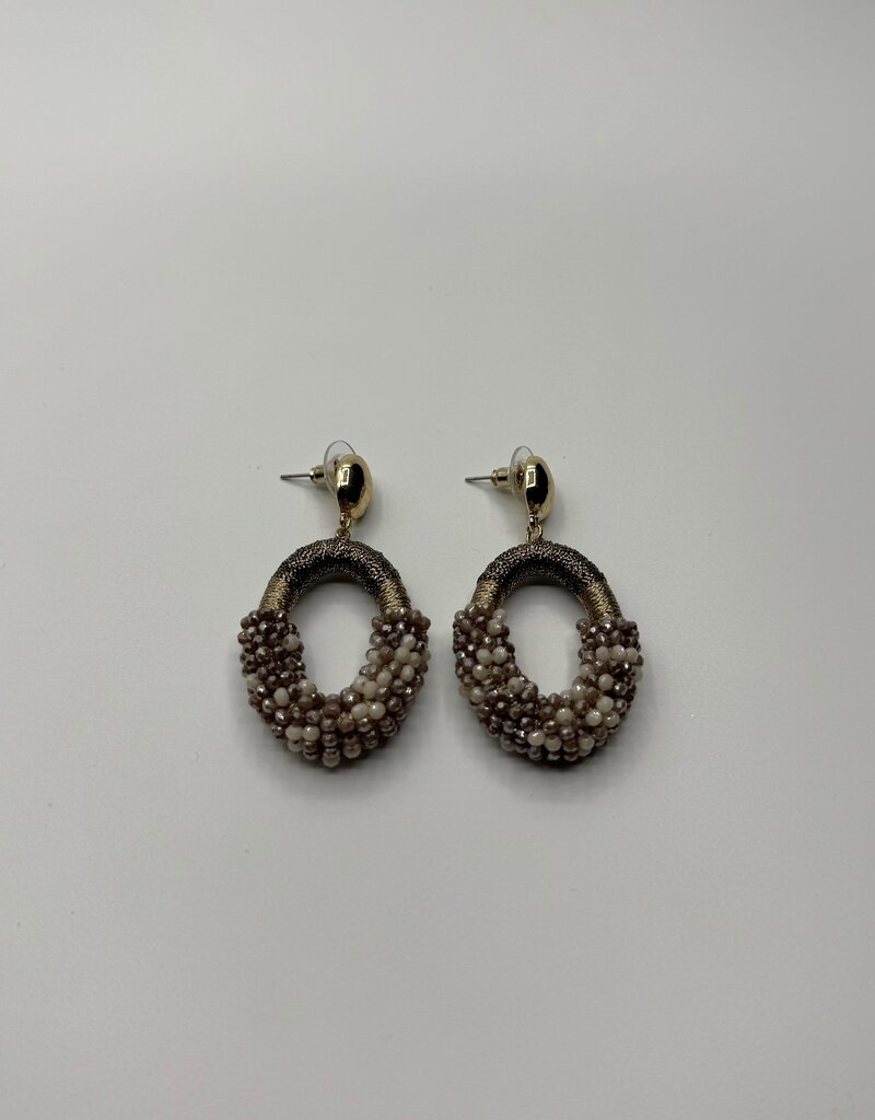 Boucle d'oreille Angel Beige