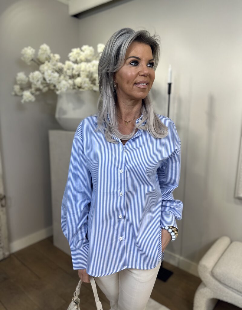 Bluse Claire Blau