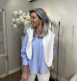 Bluse Claire Blau
