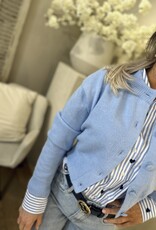 Strickjacke Evia Blau