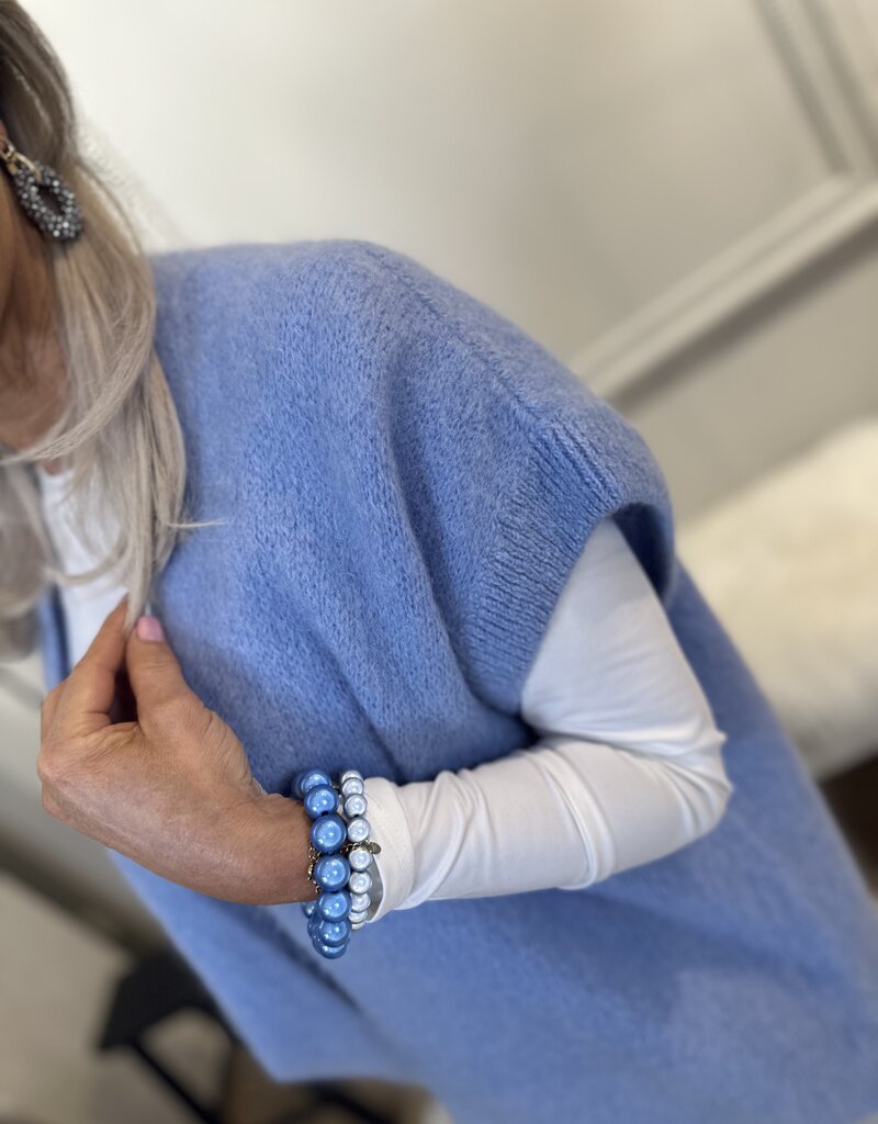 Strickjacke Kate Blau