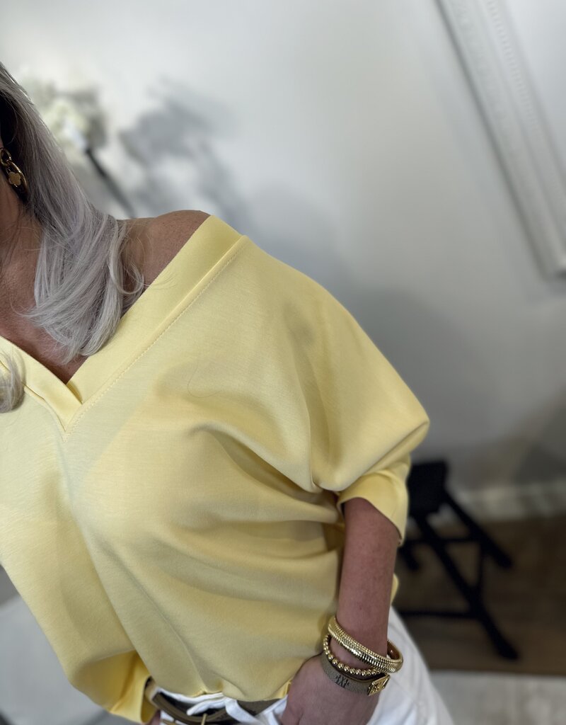 Pull Véronique Jaune