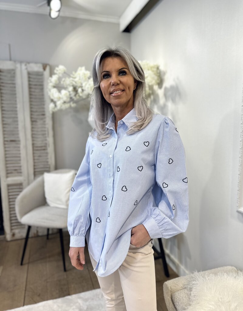 Bluse Jannet Blau