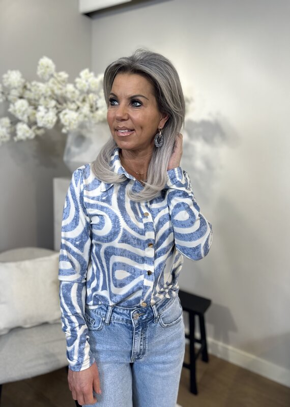 Bluse Lovia Blau