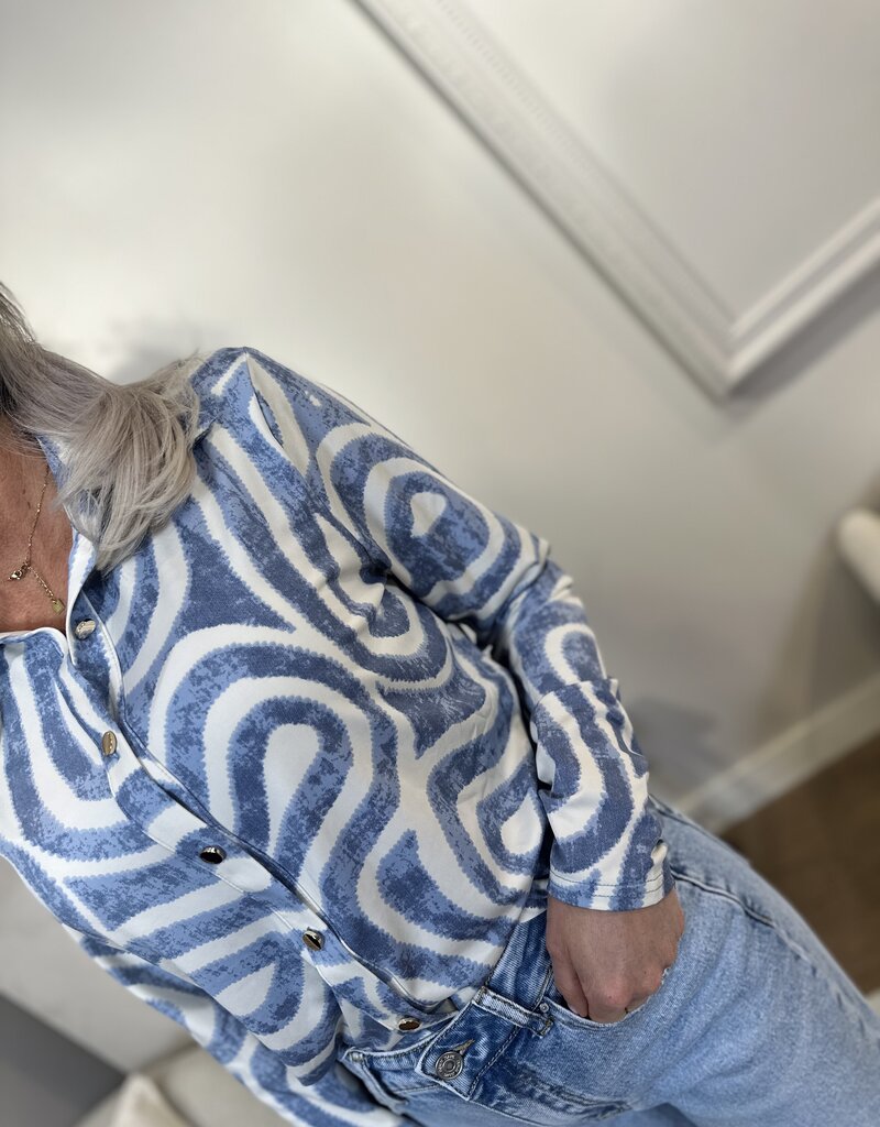 Bluse Lovia Blau