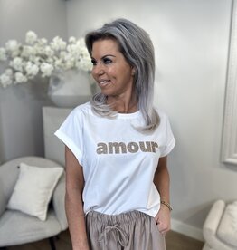 T-shirt Amour Beige