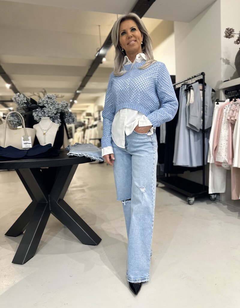 Top Steff blau