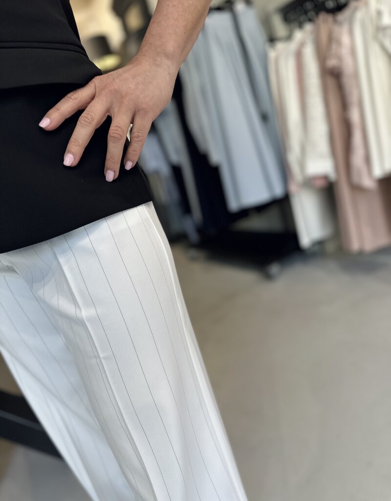 Pantalon Roxy off white streep