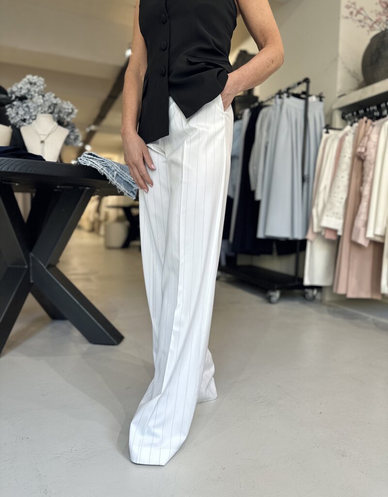 Pantalon Roxy off white streep