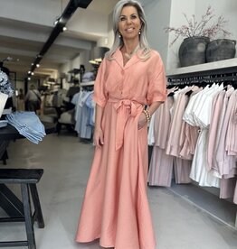 Jurk Chelles peach