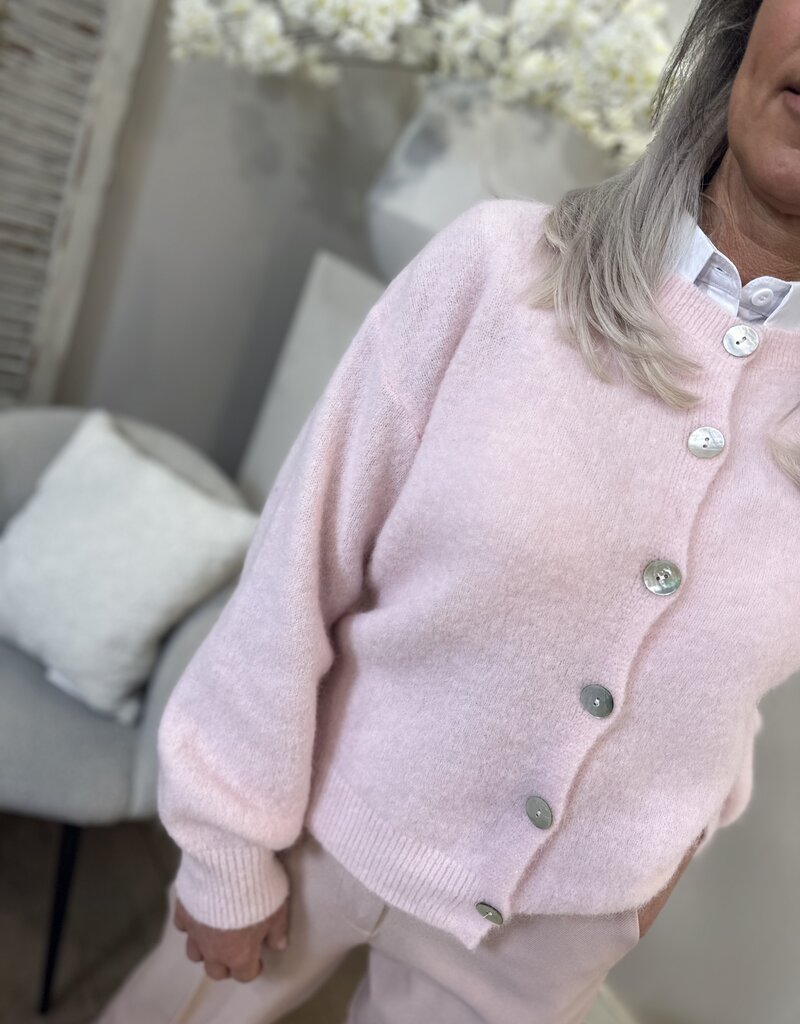 Vest Alpaca roze