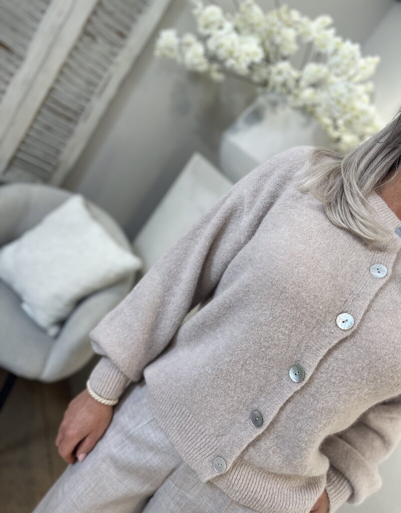 Vest Alpaca beige