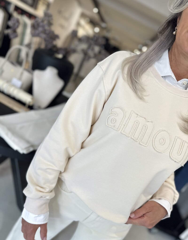 Trui Amour beige