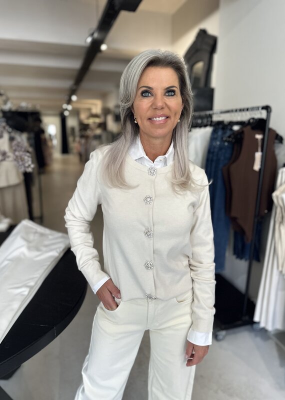 Andy Cream Cardigan