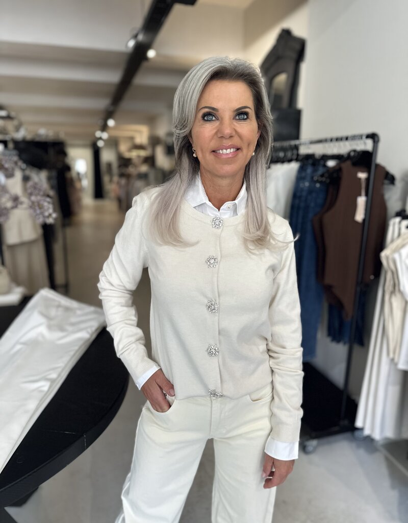 Andy Creme Strickjacke