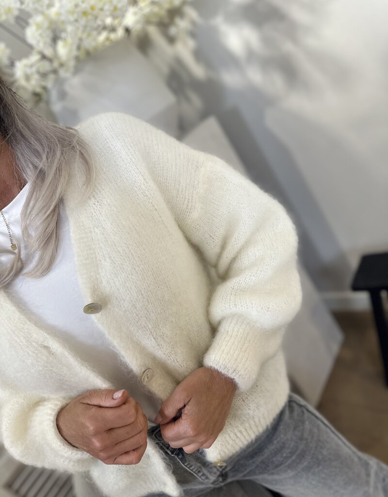 Vest Mohair Bella off white
