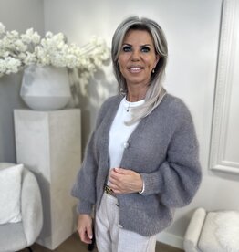 Vest Mohair Bella taupe