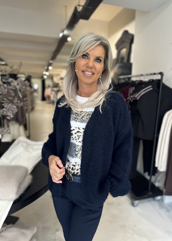 Kavally Blue Cardigan