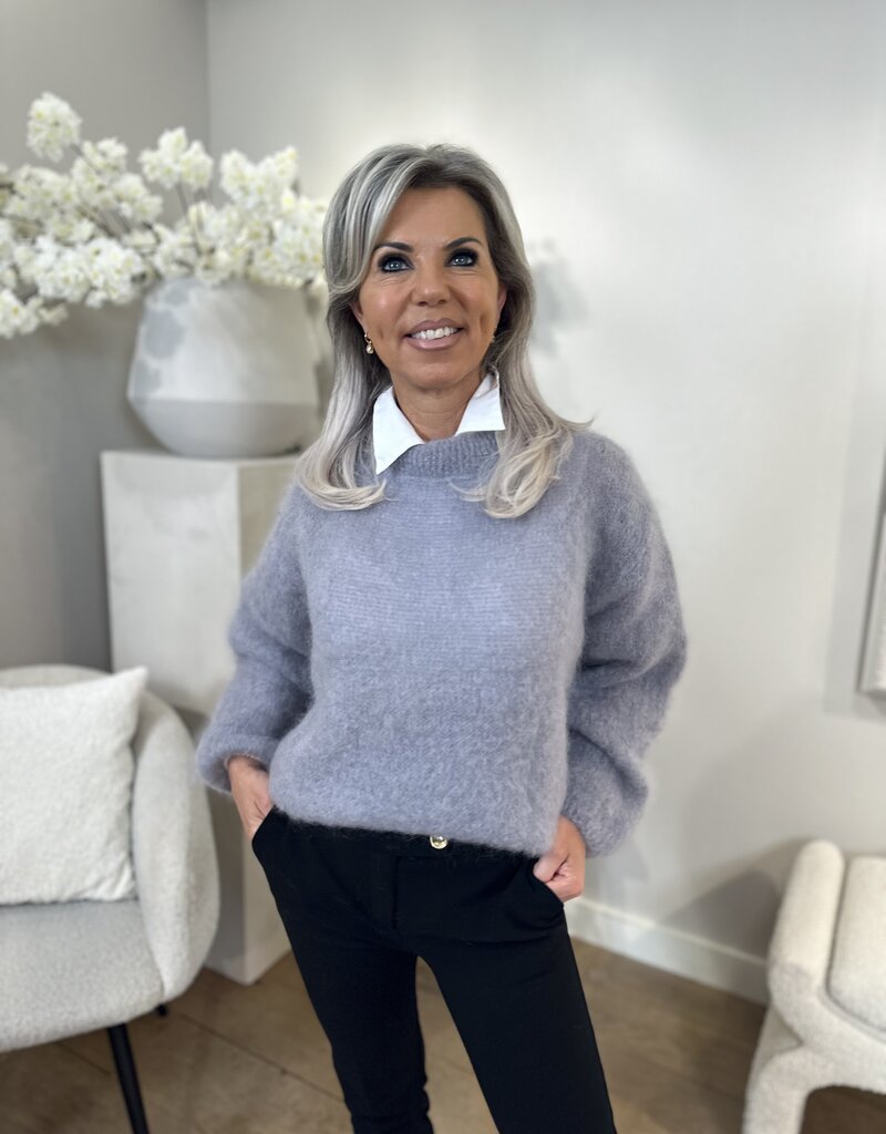Pullover Mohair Elegance Grau