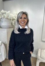 Trui Mohair Elegance Zwart