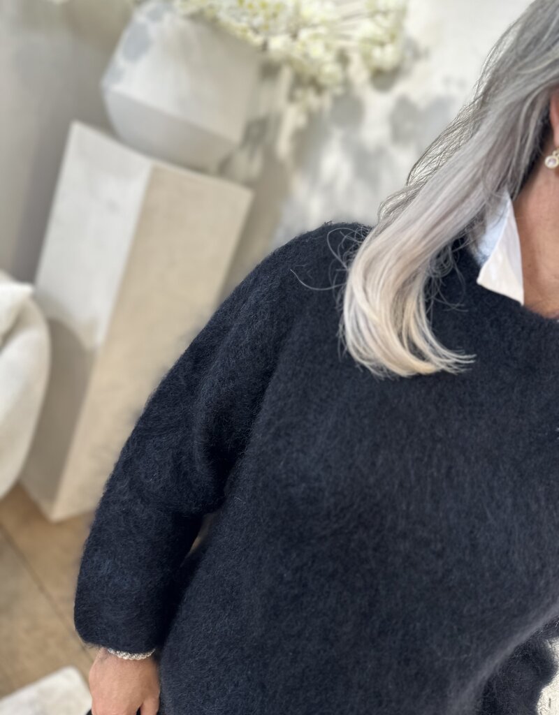 Trui Mohair Elegance Zwart
