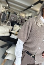 Strickjacke Bella taupe