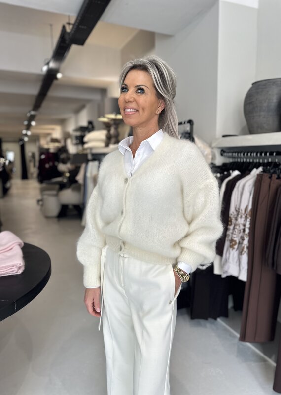 Vest Mohair Bella off white