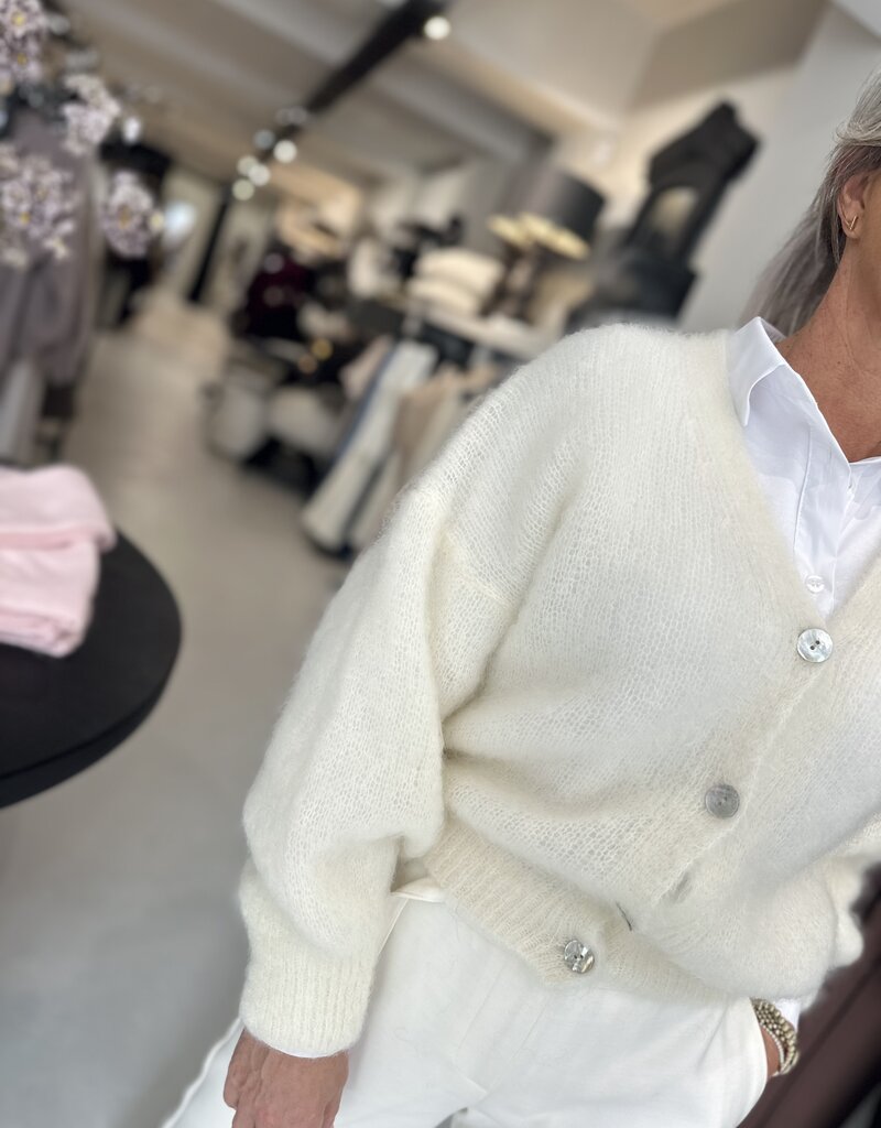 Vest Mohair Bella off white
