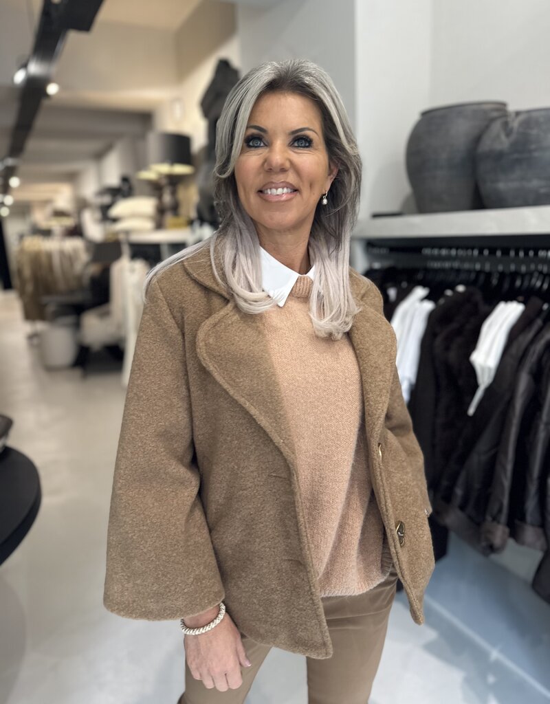 Ärmelloses Top Saffy Camel