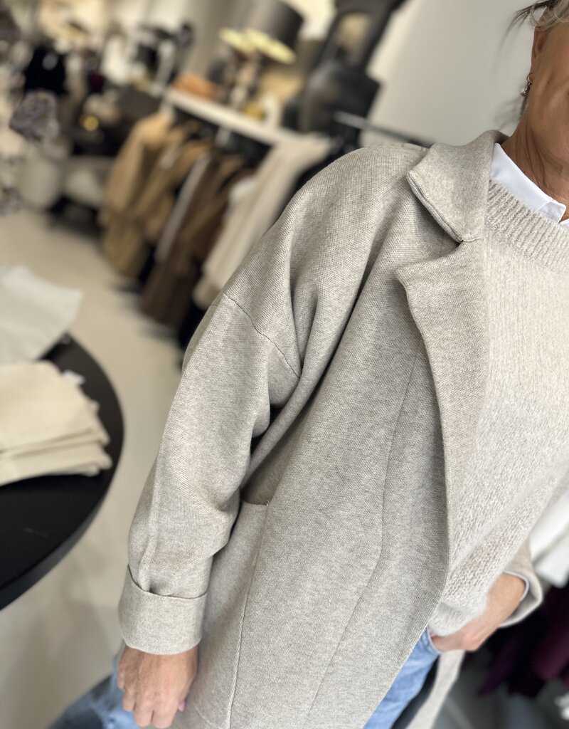 Remy Beige Strickjacke